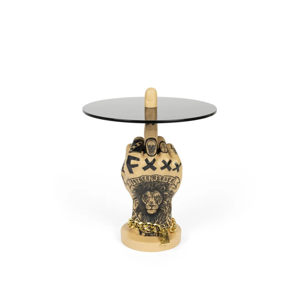 Fother mucker zij tafel lion