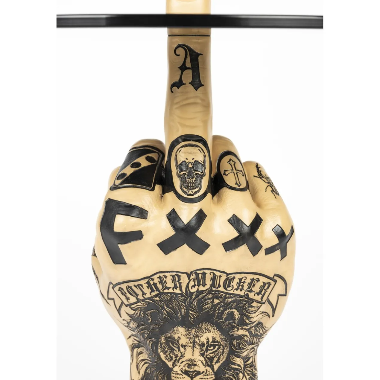 Fother mucker zij tafel lion