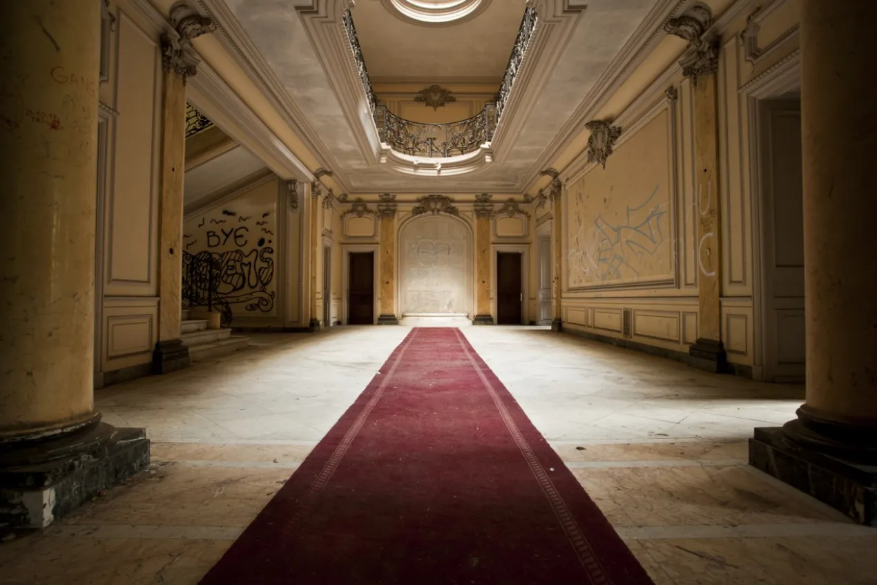 Foto op plexiglas Chateau Lumiere 148 x 98 cm