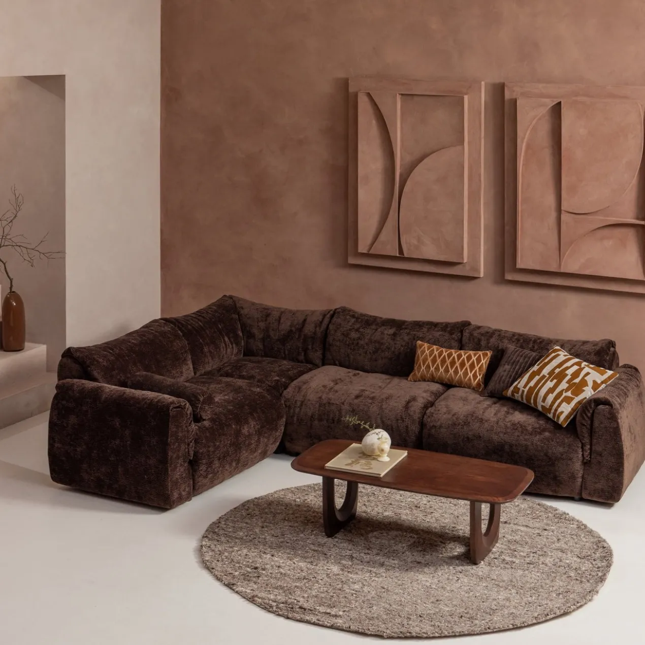 Frequent salontafel mango walnoot 120x60 cm