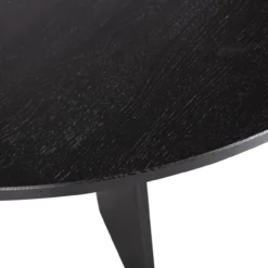 Fries eettafel o129 cm eiken blacknight [fsc]