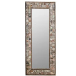 Gajar - Handgemaakte Patchwork Spiegel in Boho Stijl