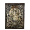 Ganesha - Antiek Teak Wandpaneel 122x90cm