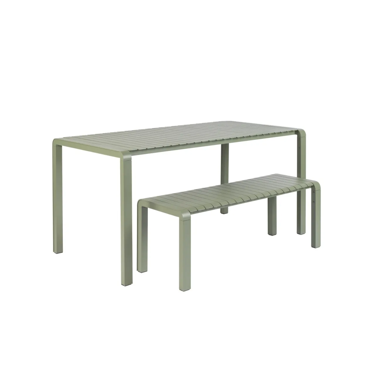 Garden bench vondel 129,5x45 green