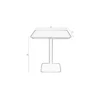 Garden bistro table vondel 71x71 clay