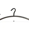 Garderobehanger metaal (set van 6) Vintage Zwart