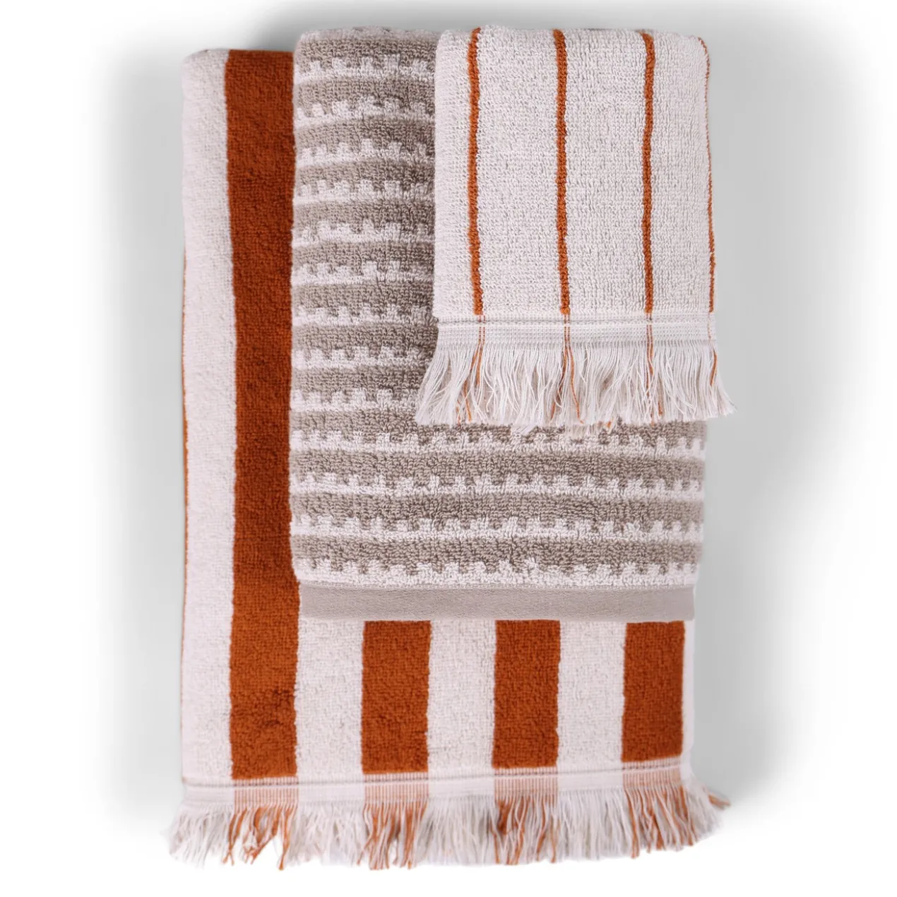 Gastendoekje Ellis beige 30x50 cm - set van 2