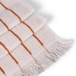 Gastendoekje Ellis beige 30x50 cm - set van 2