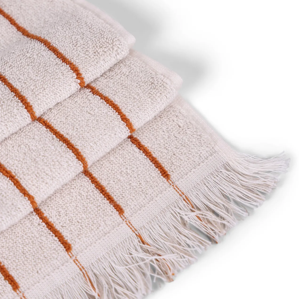 Gastendoekje Ellis beige 30x50 cm - set van 2