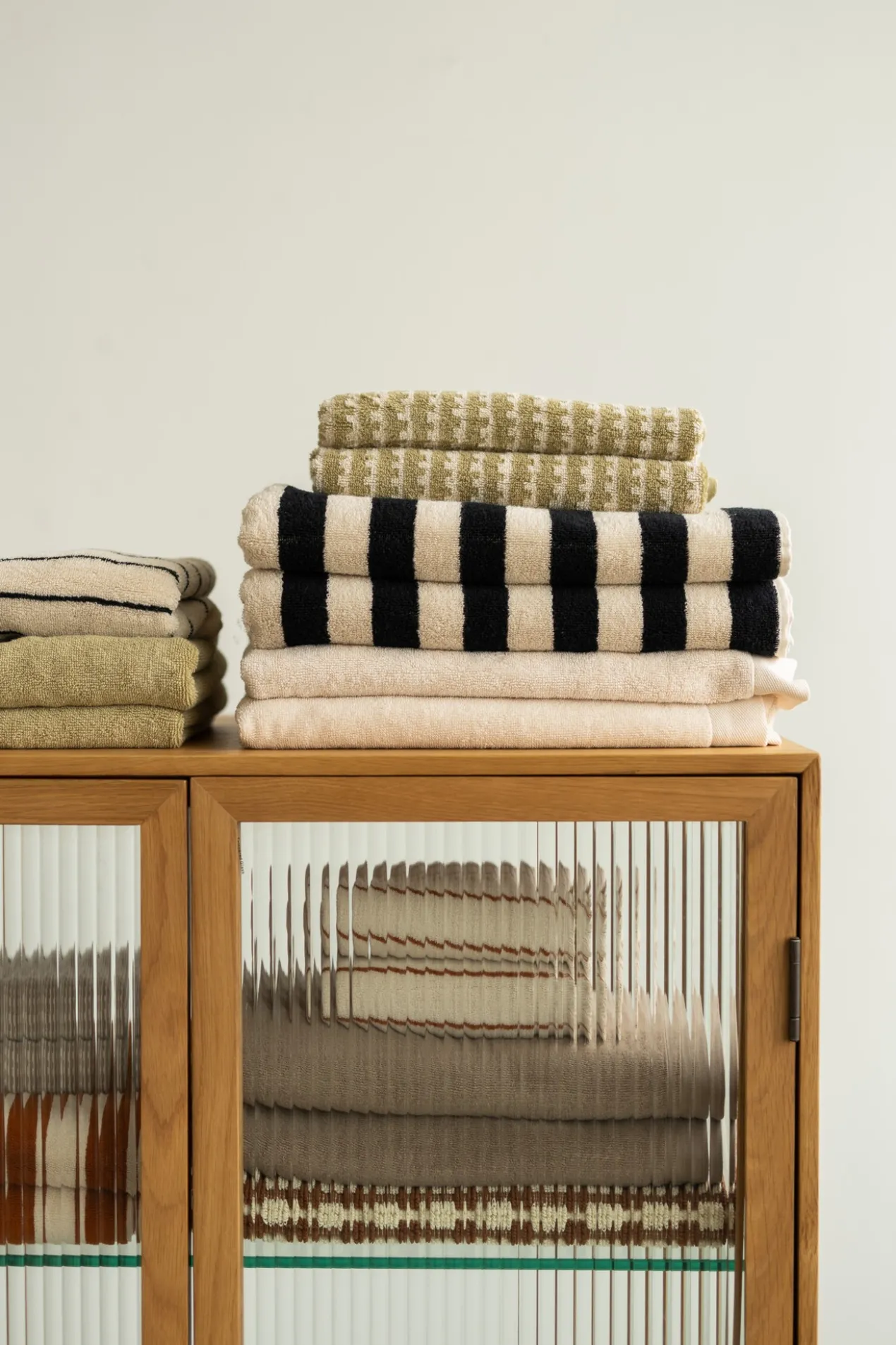 Gastendoekje Ellis beige 30x50 cm - set van 2