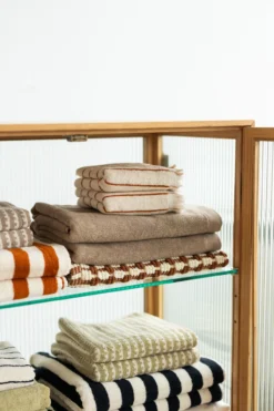 Gastendoekje Ellis beige 30x50 cm - set van 2