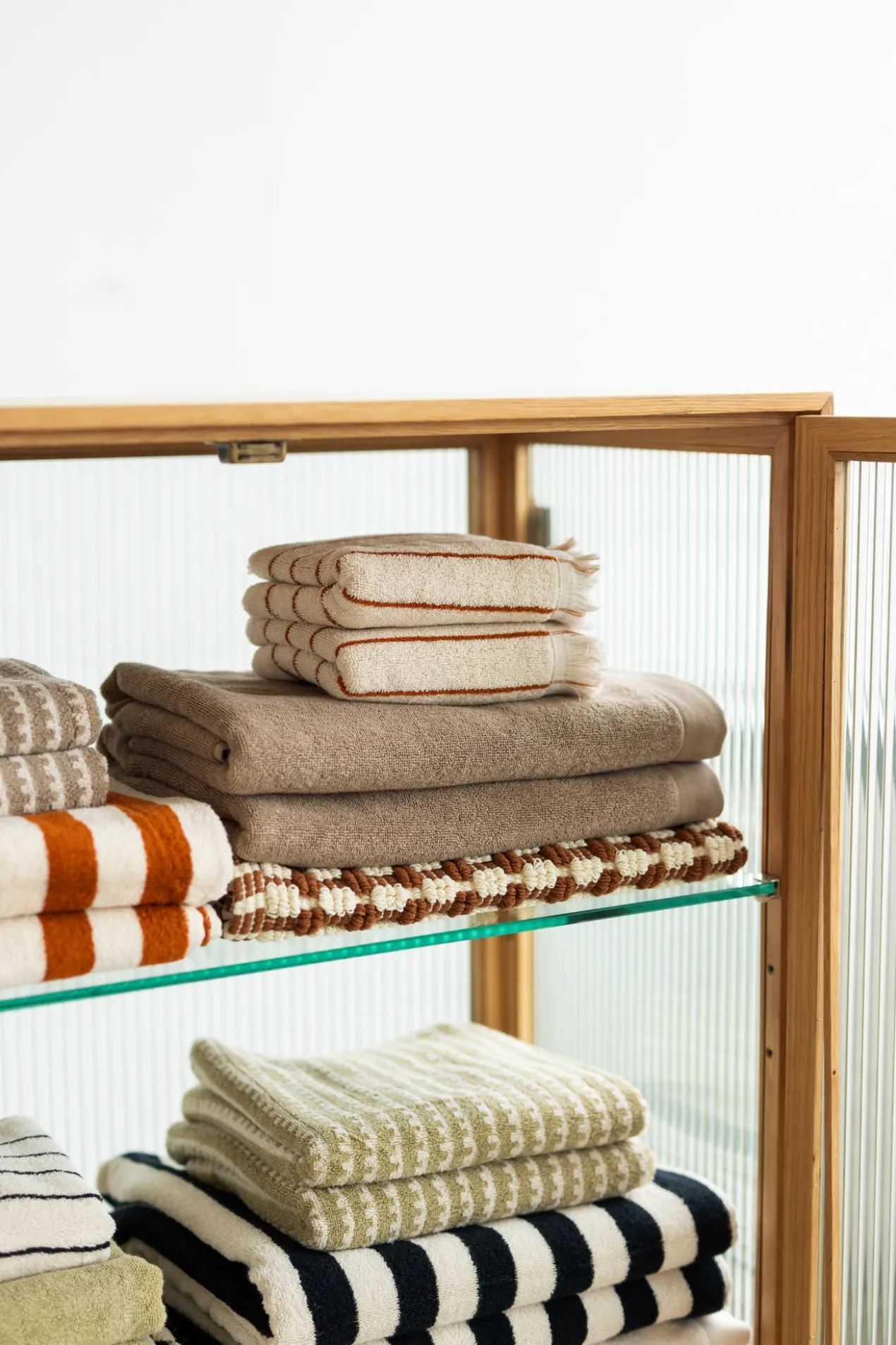 Gastendoekje Ellis beige 30x50 cm - set van 2