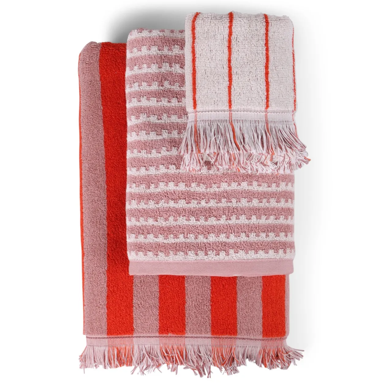 Gastendoekje Ellis blush 30x50 cm - set van 2