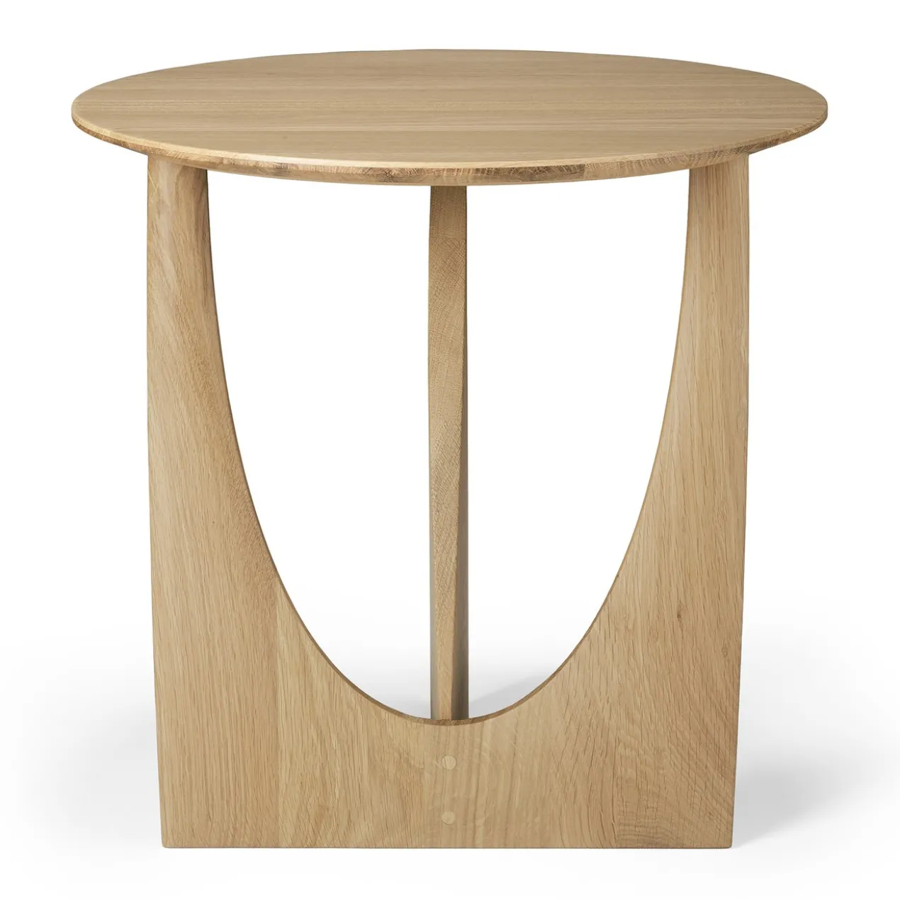 Geometric bijzettafel - eiken