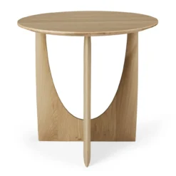 Geometric bijzettafel - eiken