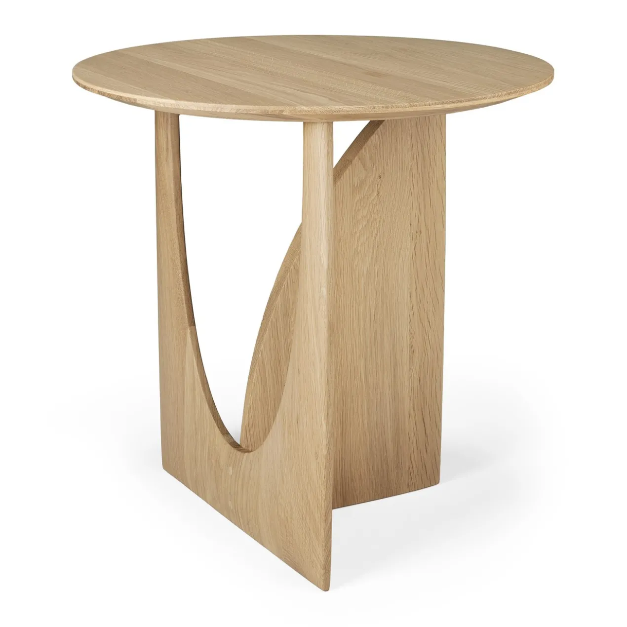 Geometric bijzettafel - eiken