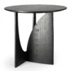 Geometric bijzettafel - eiken zwart