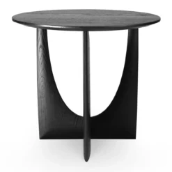 Geometric bijzettafel - eiken zwart