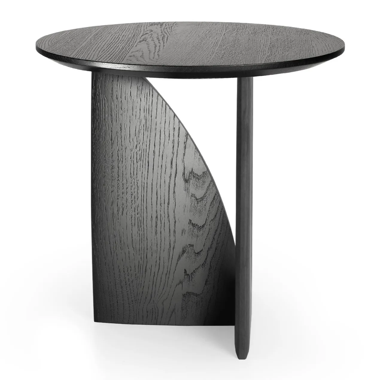 Geometric bijzettafel - eiken zwart