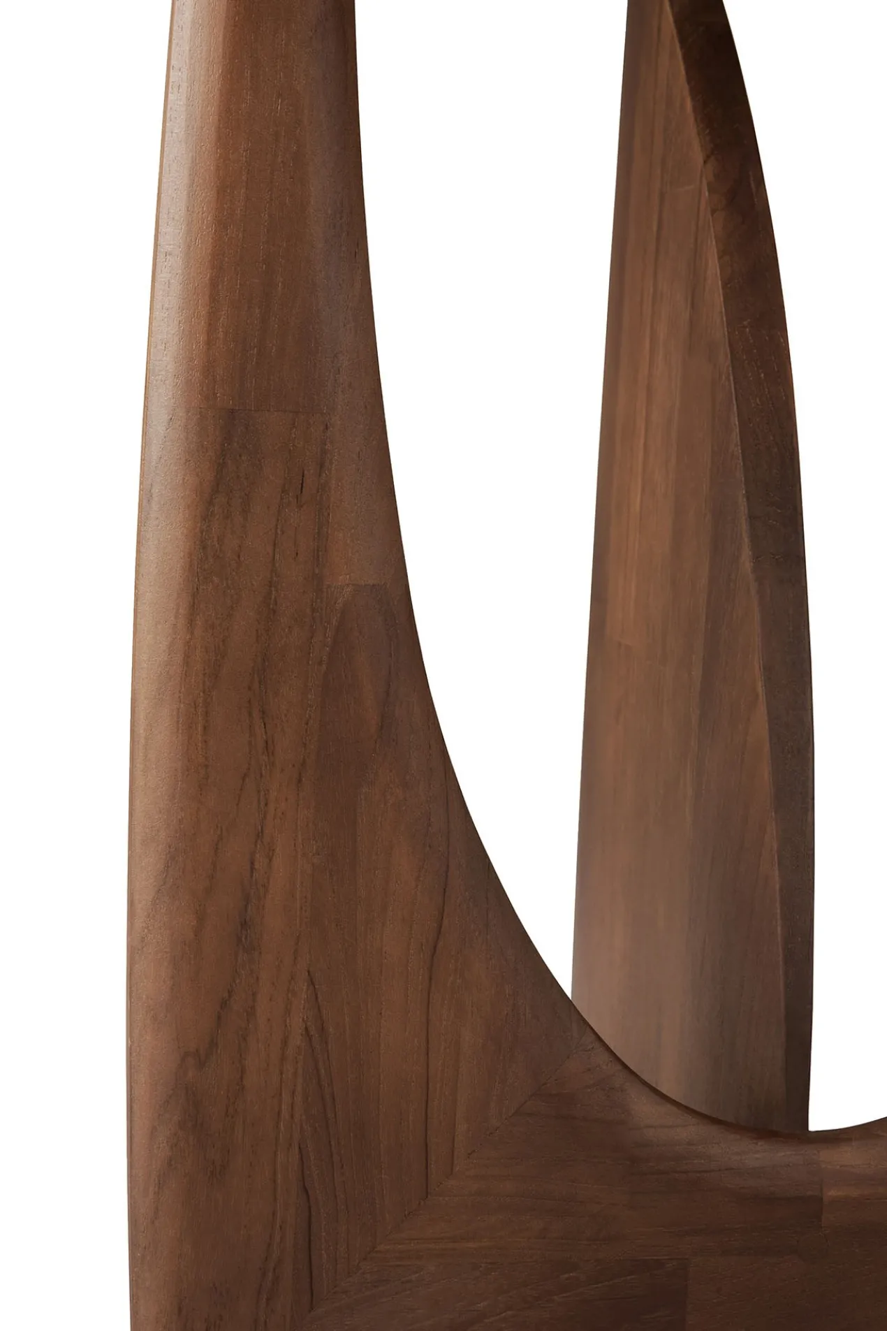 Geometric bijzettafel - teak