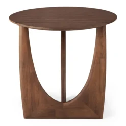 Geometric bijzettafel - teak