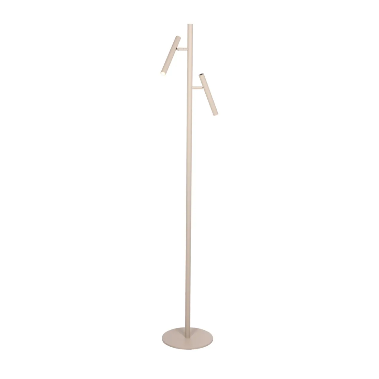 GERT VLOERLAMP 2-LICHTS CREME