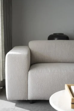 Gestoffeerde 4-zitsbank Willard Beige