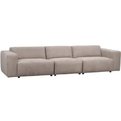 Gestoffeerde 4-zitsbank Willard Beige