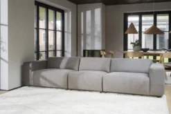 Gestoffeerde 4-zitsbank Willard Beige