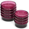 Geurkaars Bubbly plum small Cashmere