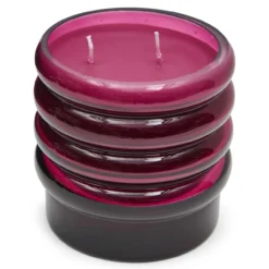 Geurkaars Bubbly plum small Cashmere