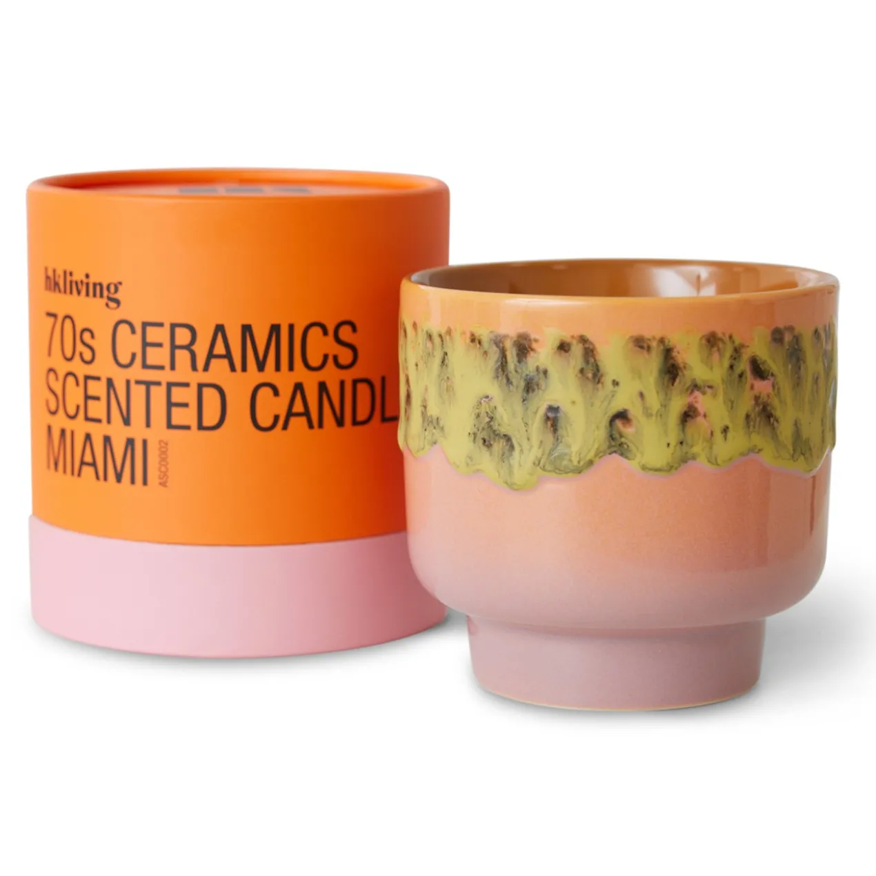 Geurkaars 70's Ceramics miami