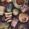 Geurkaars 70's ceramics S Vancouver