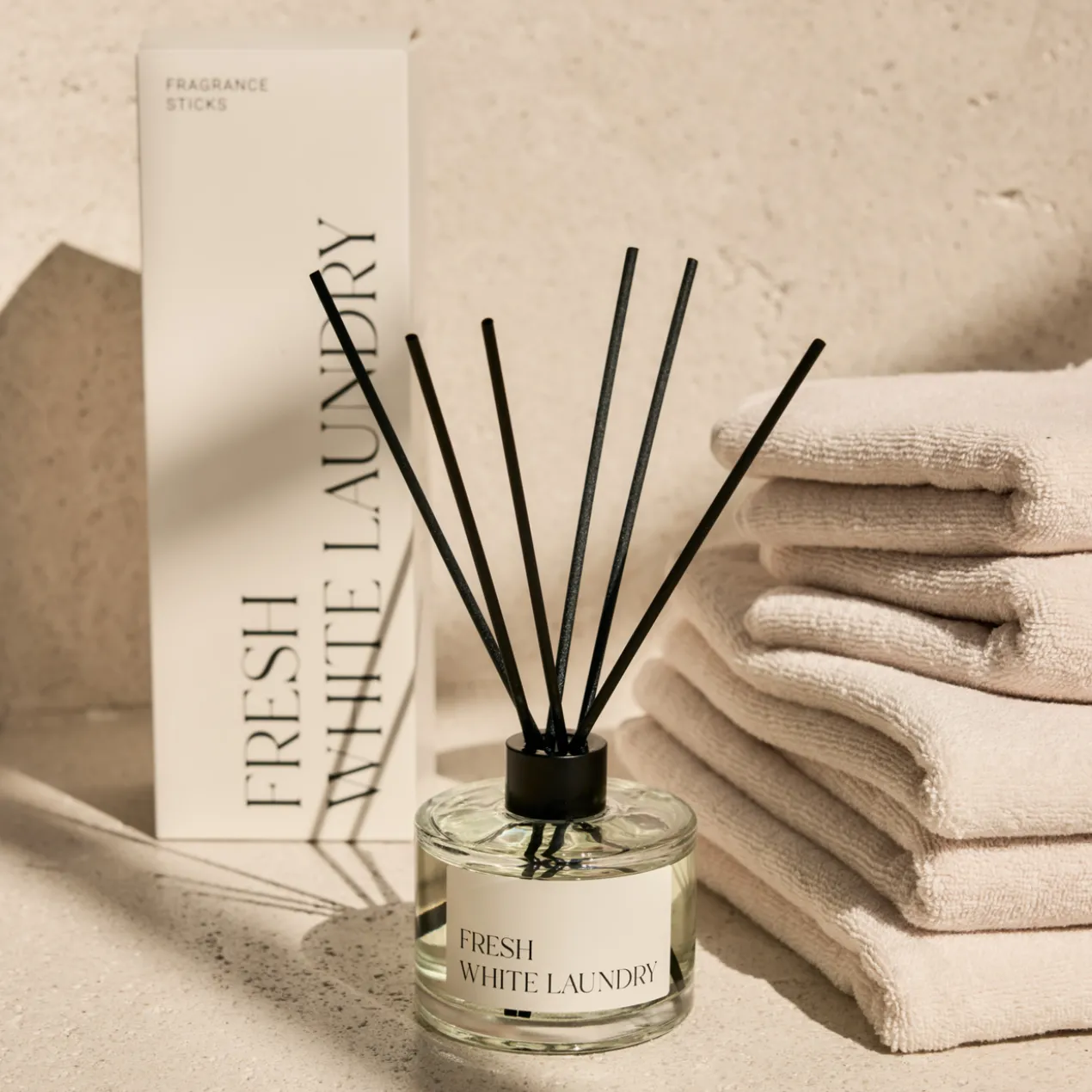 Geurstokjes Fresh White Laundry 200 ml