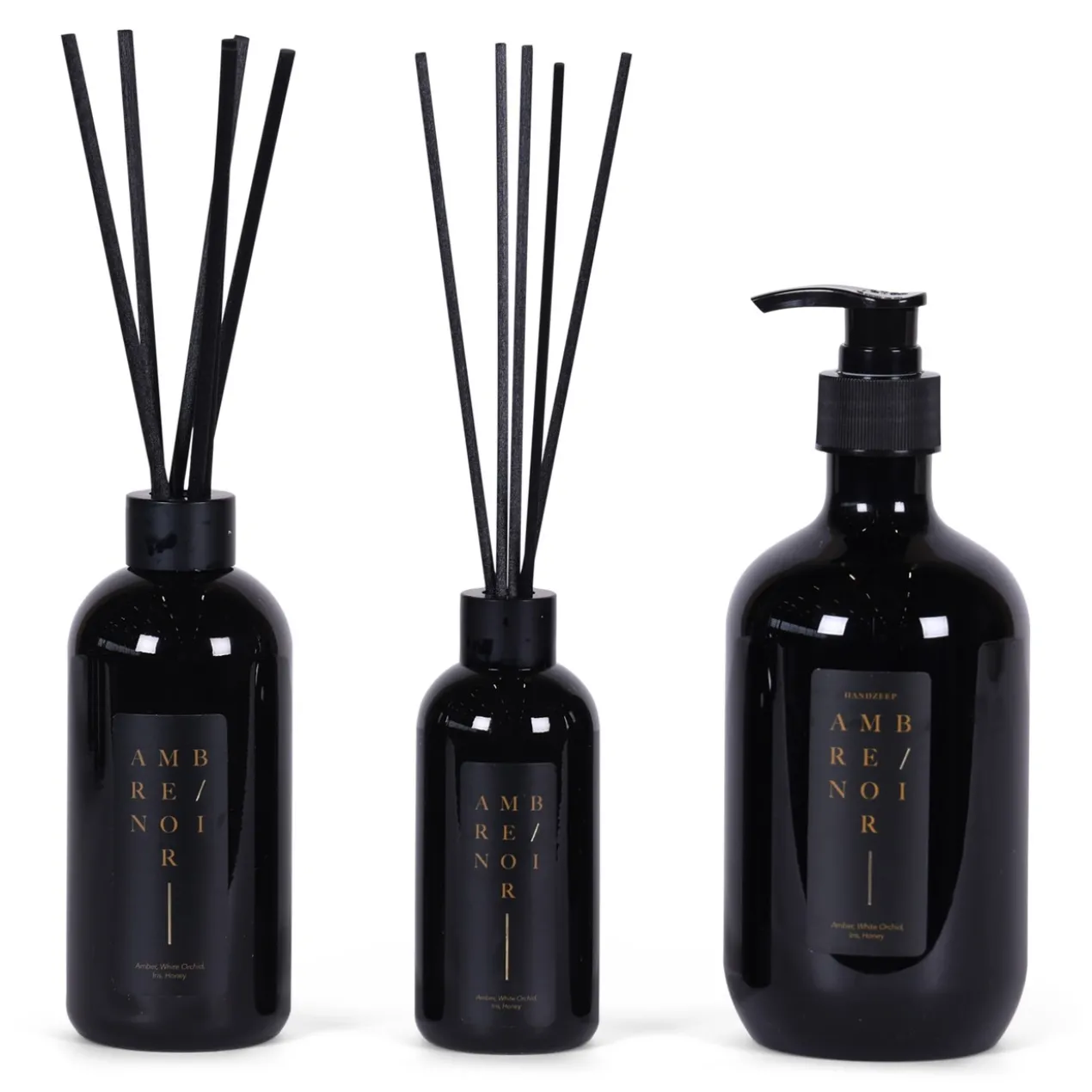 Geurstokjes Luxe ambre noir 100 ml