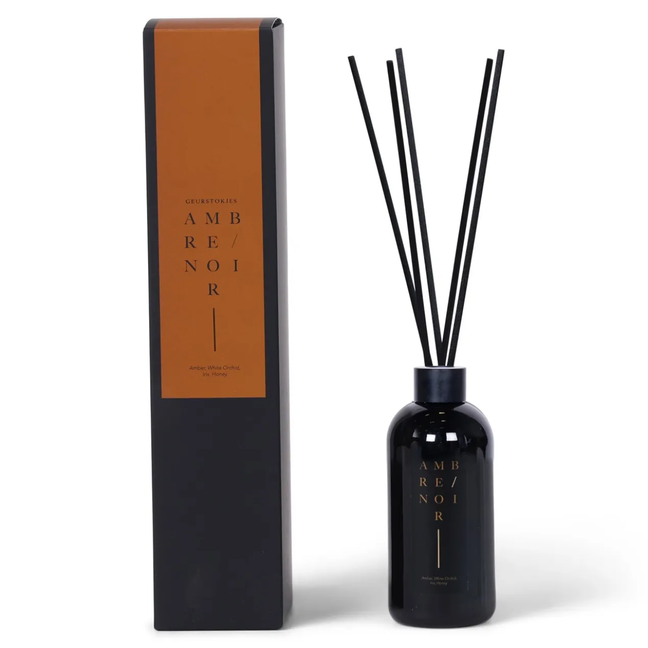 Geurstokjes Luxe ambre noir 100 ml