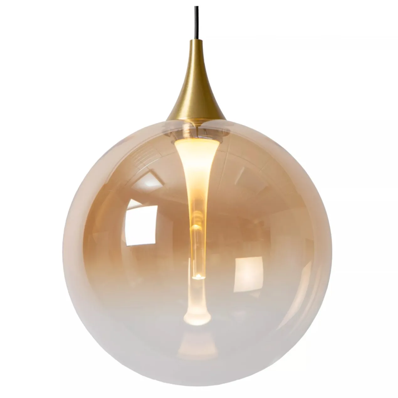 GISELA HANGLAMP 3-LICHTS Ø36CM AMBER