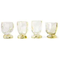 Glas Nienke Sikkema citrine - set van 4
