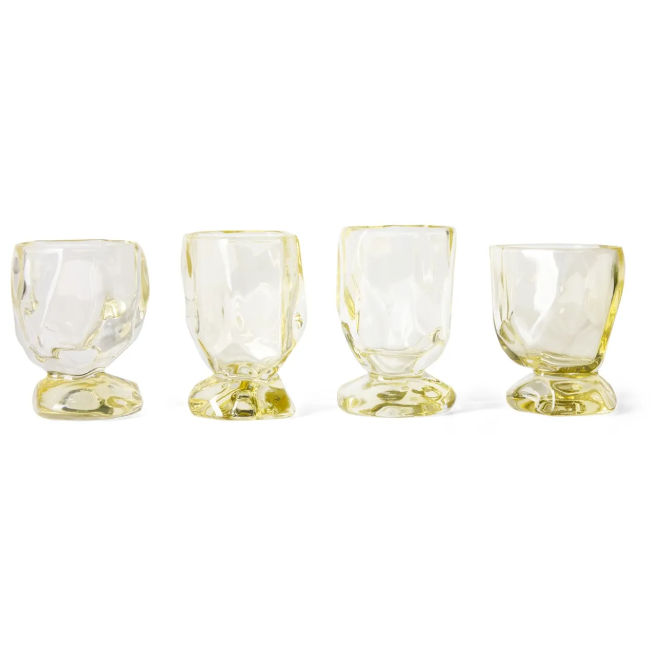 Glas Nienke Sikkema citrine - set van 4