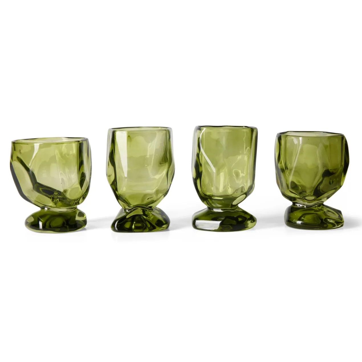 Glas Nienke Sikkema emerald - set van 4