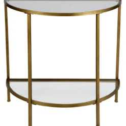 Goddess sidetable antique brass