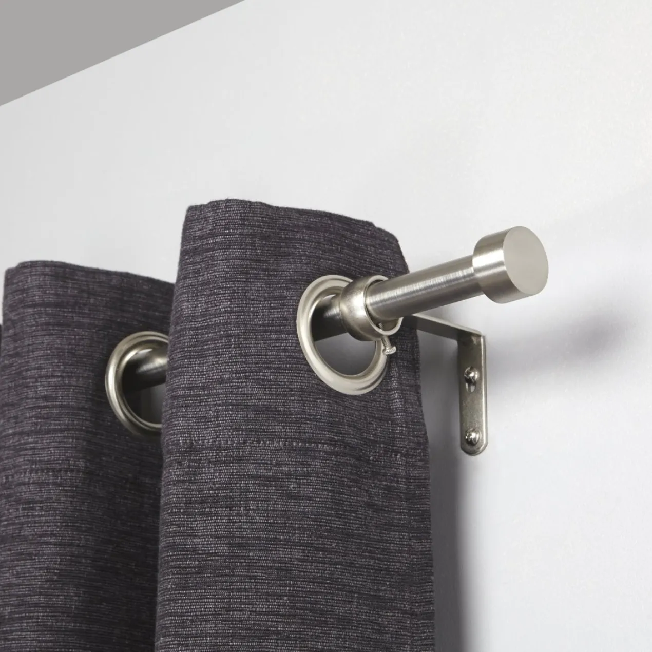 Gordijnroede Cappa Single nikkel 91-183 cm