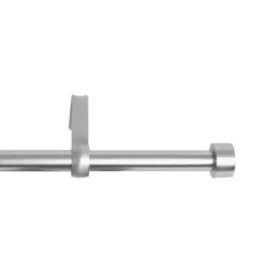 Gordijnroede Cappa Single nikkel 91-183 cm