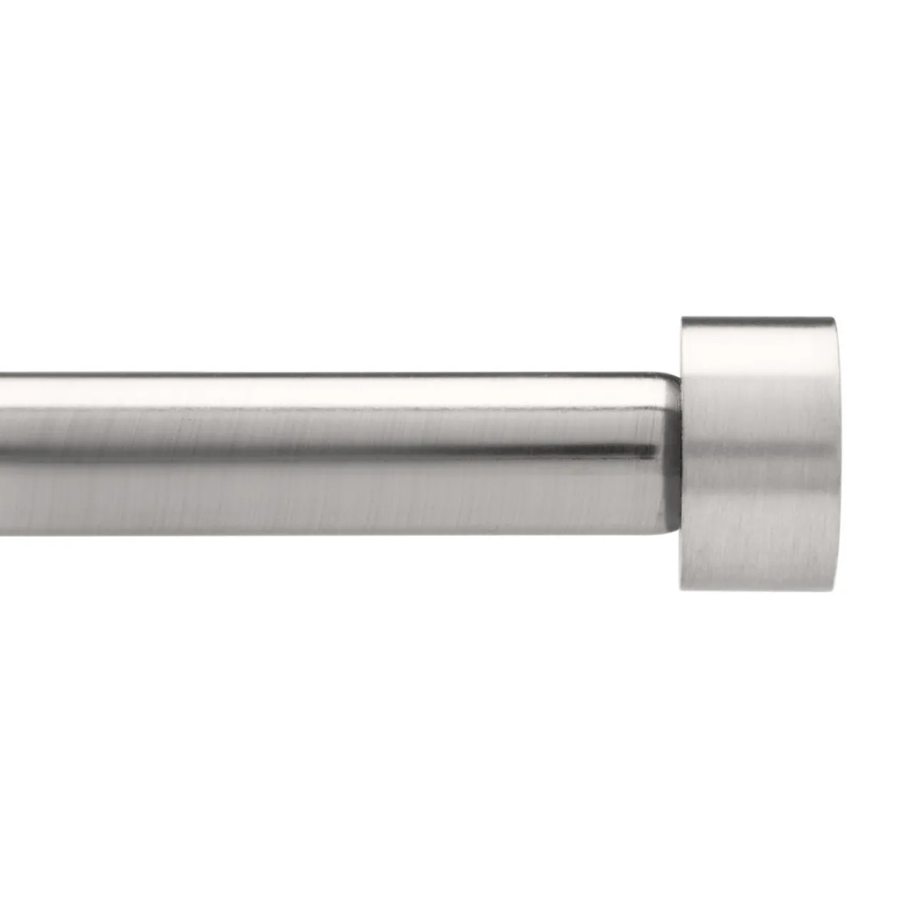 Gordijnroede Cappa Single nikkel 91-183 cm