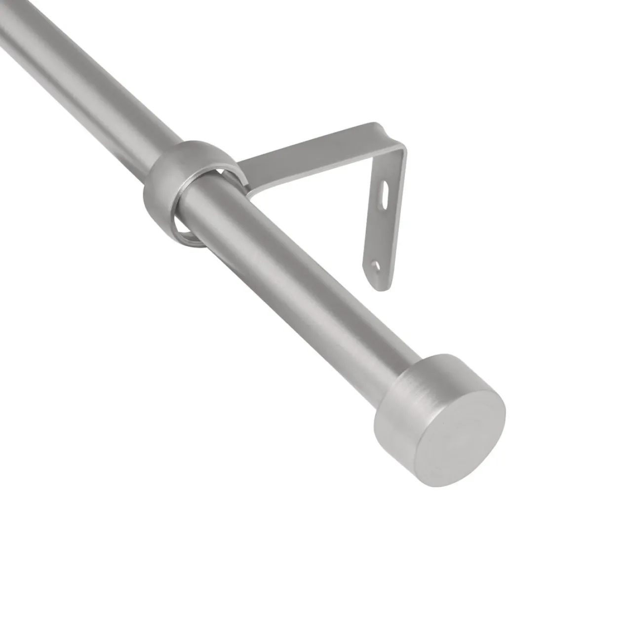 Gordijnroede Cappa Single nikkel 91-183 cm