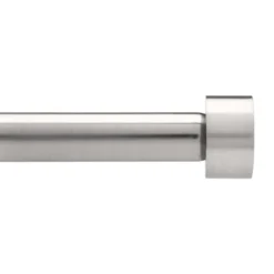 Gordijnroede Cappa Single nikkel Ø1,9 cm 183-366 cm