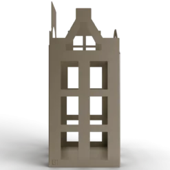Grachtenpand Windlicht | Vaas XXL | Champagne