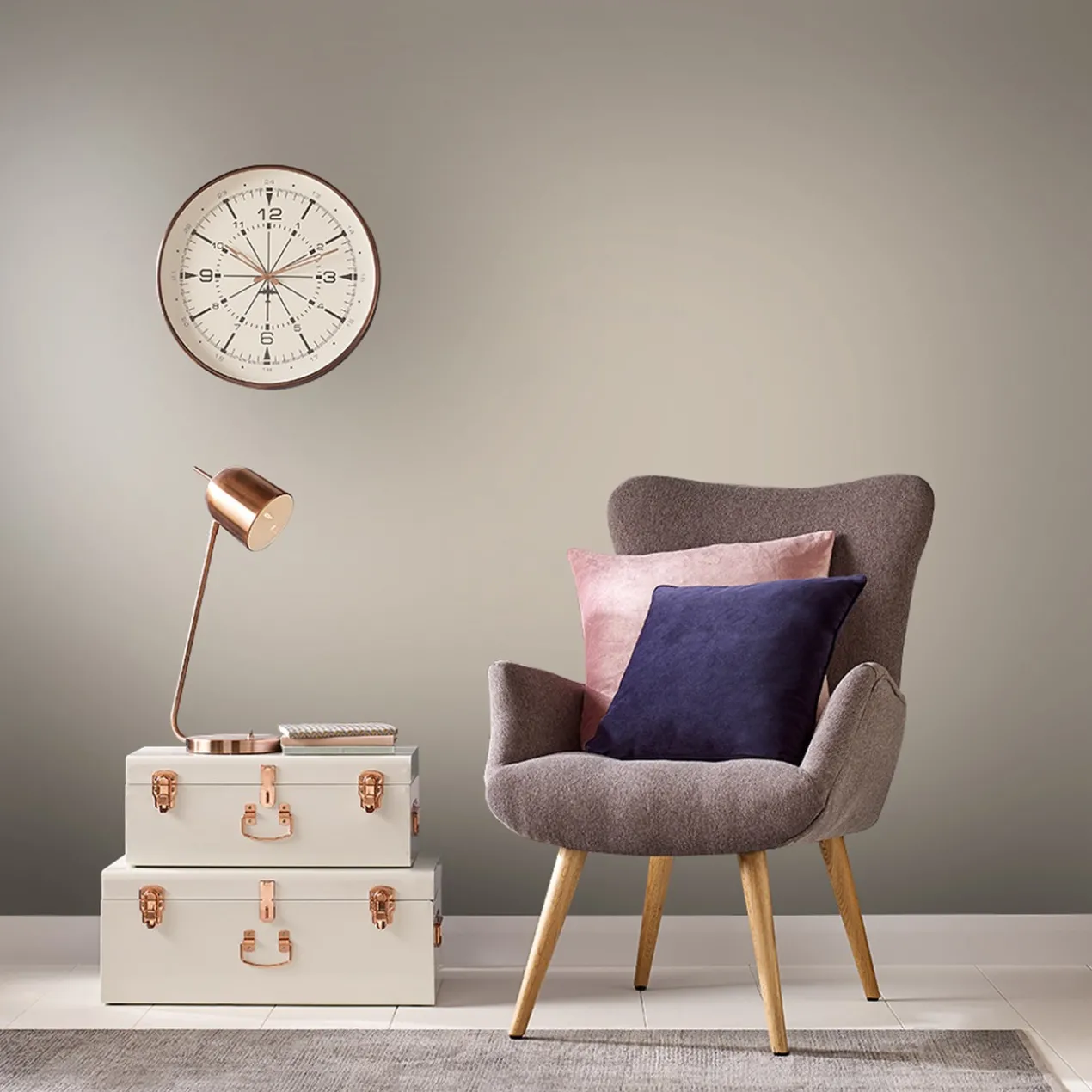Graham & Brown matte muurverf Taupe - afneembaar Graham & Brown Taupe Matte Muurverf Afneembaar 4L