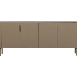Gunnar dressoir 200 cm grenen mud [fsc]