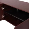 Gunnar tv meubel 200 cm grenen bordeauxrood [fsc]